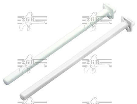 8.5" White Plastic Twist in Perch - art 80 - 2GR - Canary and Finch Cage Accessories - Bird Cage Supplies