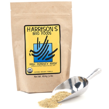 High Potency Mash-Harrison's High Potency Mash Bird Food 10 lb Bag - 6-9 Months for Weaning Birds 